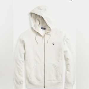 RALPH LAUREN FULL ZIP FLEECE HOODIE